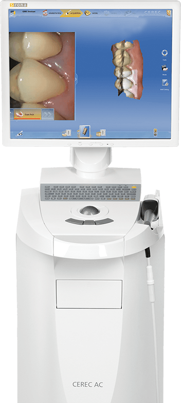 CEREC same day dental crown machine