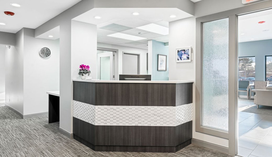 Dental office front desk