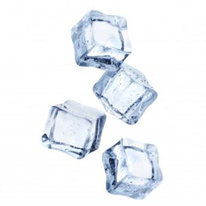 Ice cubes.